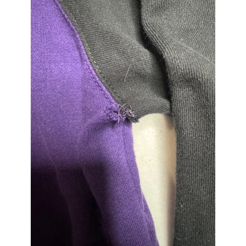 Sacramento‎ Kings antigua sports youth XL Snap Front Varsity Jacket Purple Black